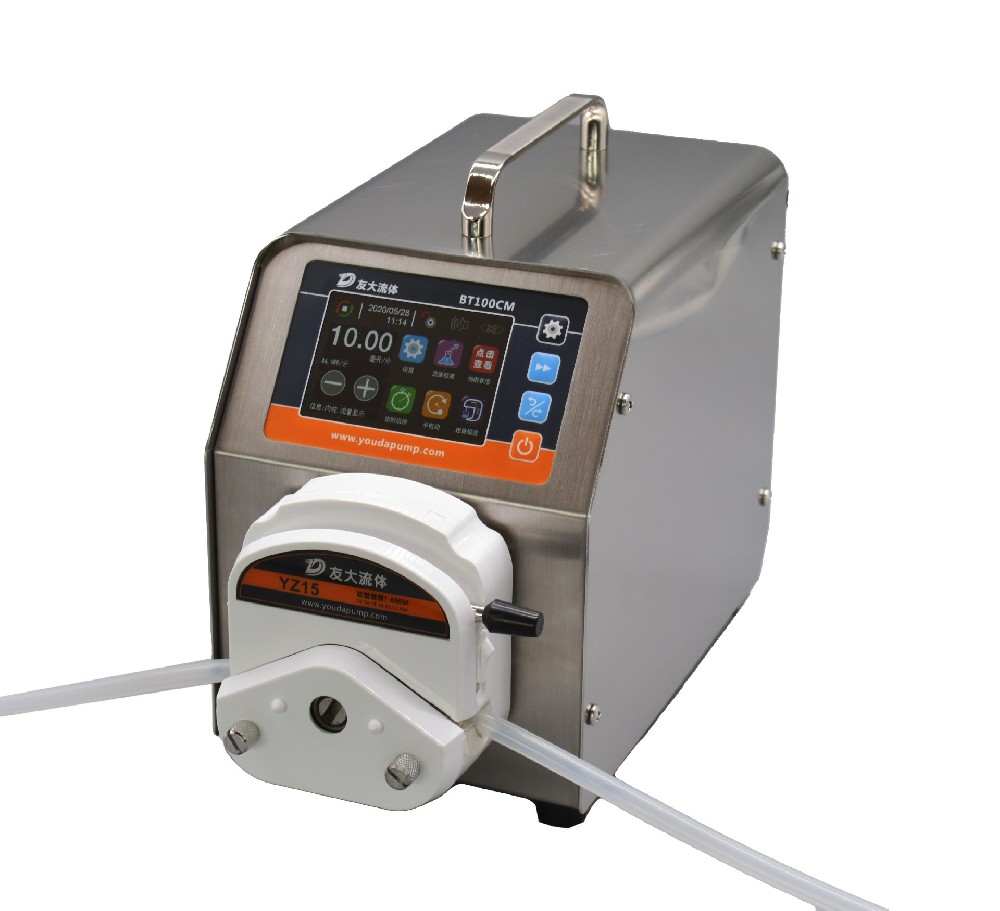 peristaltic pump with housing